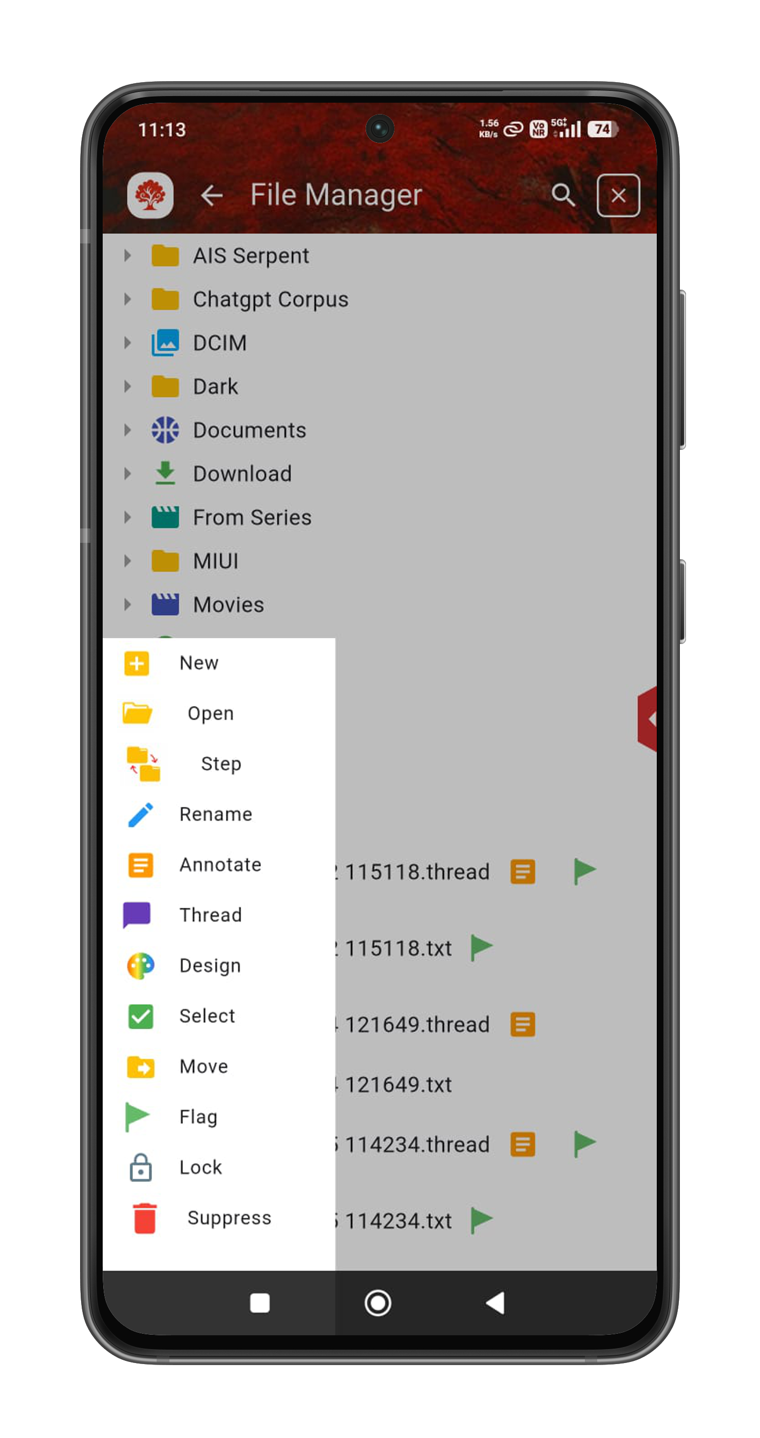 RTbox après une capture RedTree